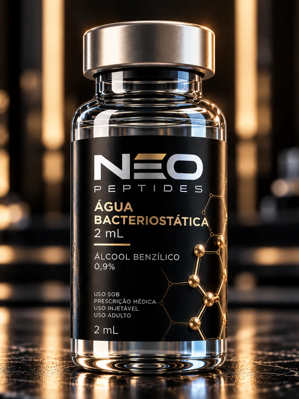 Frasco NeoPeptides Água Bacteriostática 2ml